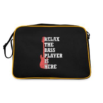 Bassist Guitariste bassiste - Sac Retro - noir/or - Dos