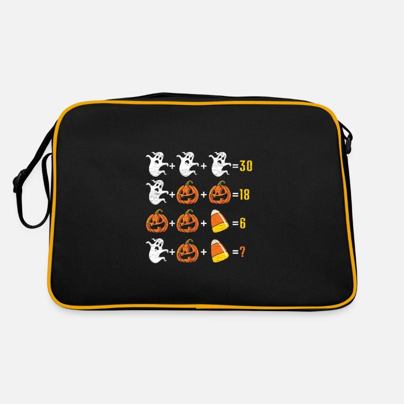 Mathelehrer Halloween Retro Tasche