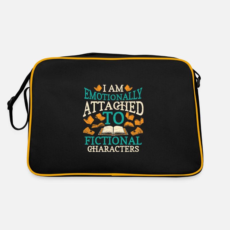 Bücherwurm Bücher Leseratte Retro Tasche