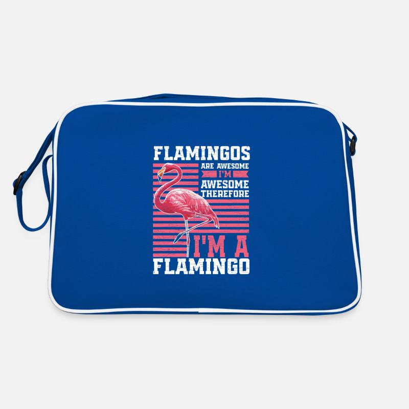 Flamingo Geschenkidee Retro Tasche