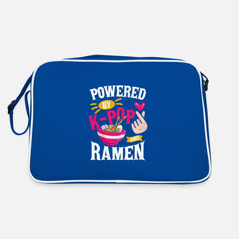Powered By Ramen K-Pop Retro Tasche