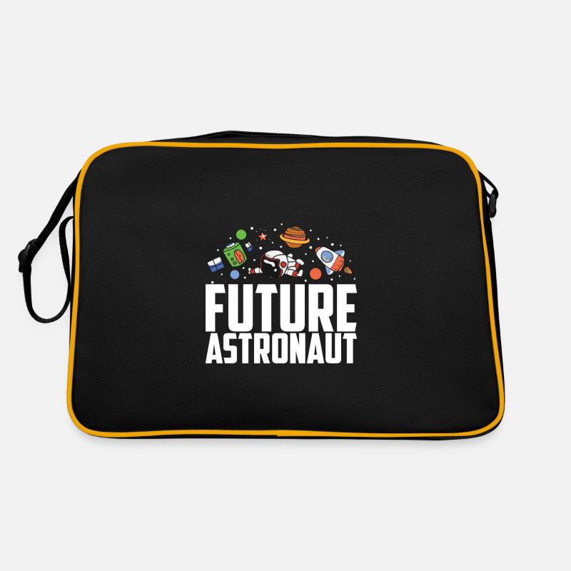 Astronaut Kinder Raumfahrt Retro Tasche