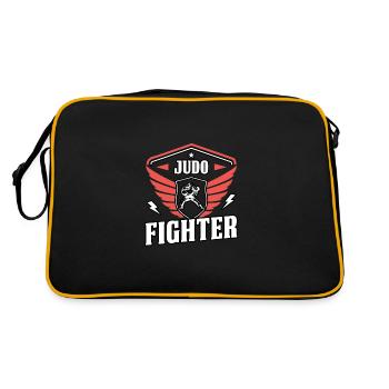 Judo Fighter - Retro Bag - black/gold - Back