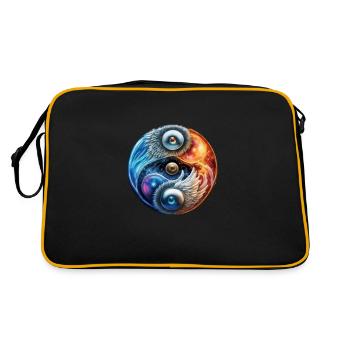 Yin Yang - Sac Retro - noir/or - Dos