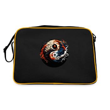 Yin Yang - Sac Retro - noir/or - Dos