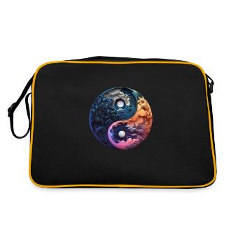 Yin Yang - Sac Retro - noir/or - Dos