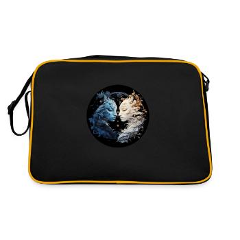Yin Yang - Sac Retro - noir/or - Dos