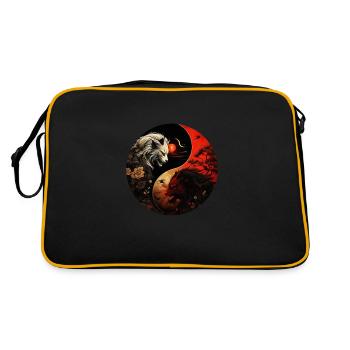 Yin Yang - Sac Retro - noir/or - Dos