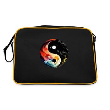 Yin Yang - Sac Retro - noir/or - Dos