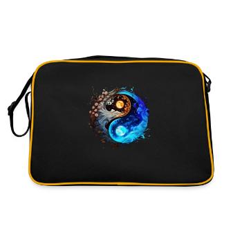 Yin Yang - Sac Retro - noir/or - Dos