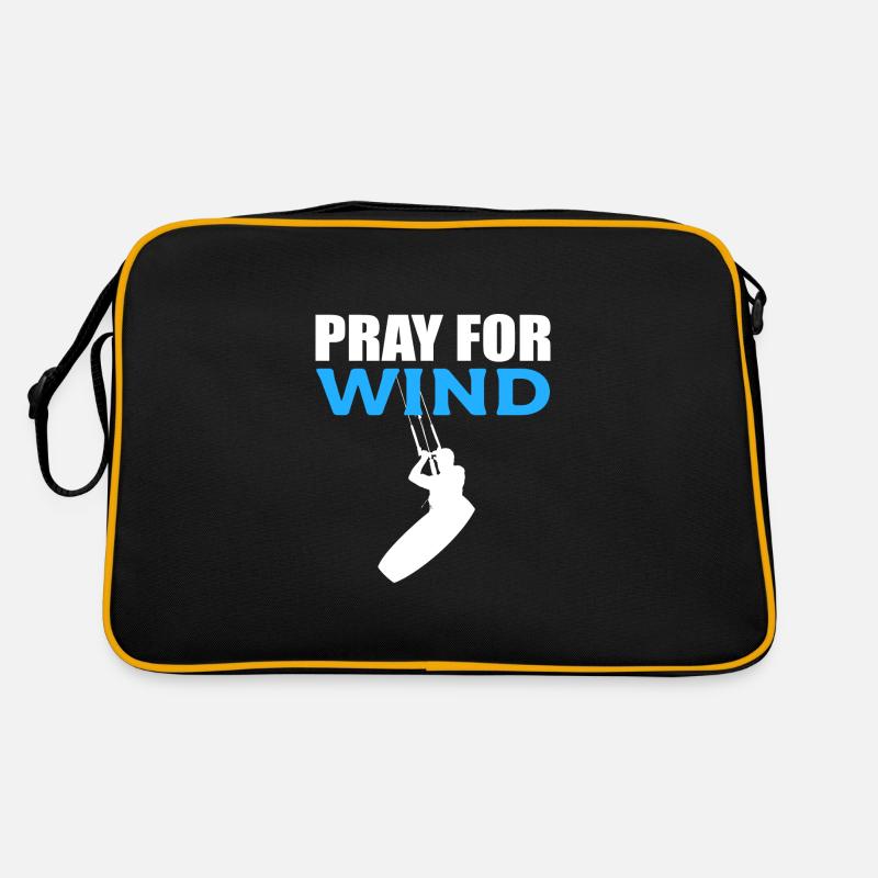 Pray for Wind Traveler Gift Retro Bag