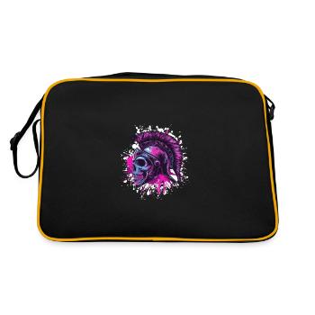 Spartan Skull Helmet Spartan - Retro Bag - black/gold - Back