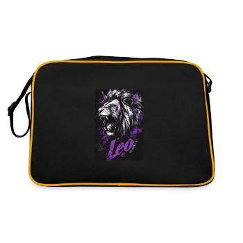 Löwe Leo - Retro Bag - black/gold - Back