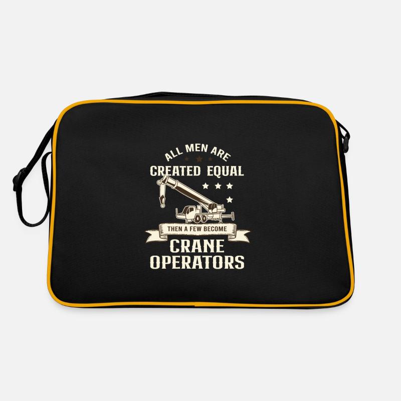 Alle Männer Sind Gleich Bis Auf Kranfahrer Retro Tasche