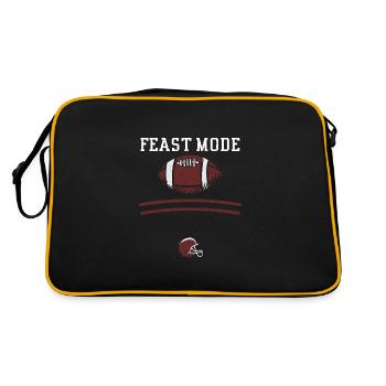 Mode Festin - Football - Sac Retro - noir/or - Dos