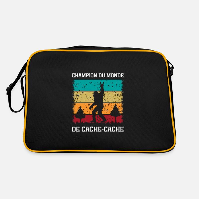 champion du monde de cache-cache Sac Retro