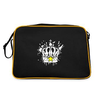 Crown Royal Symbol - Retro Bag - black/gold - Back