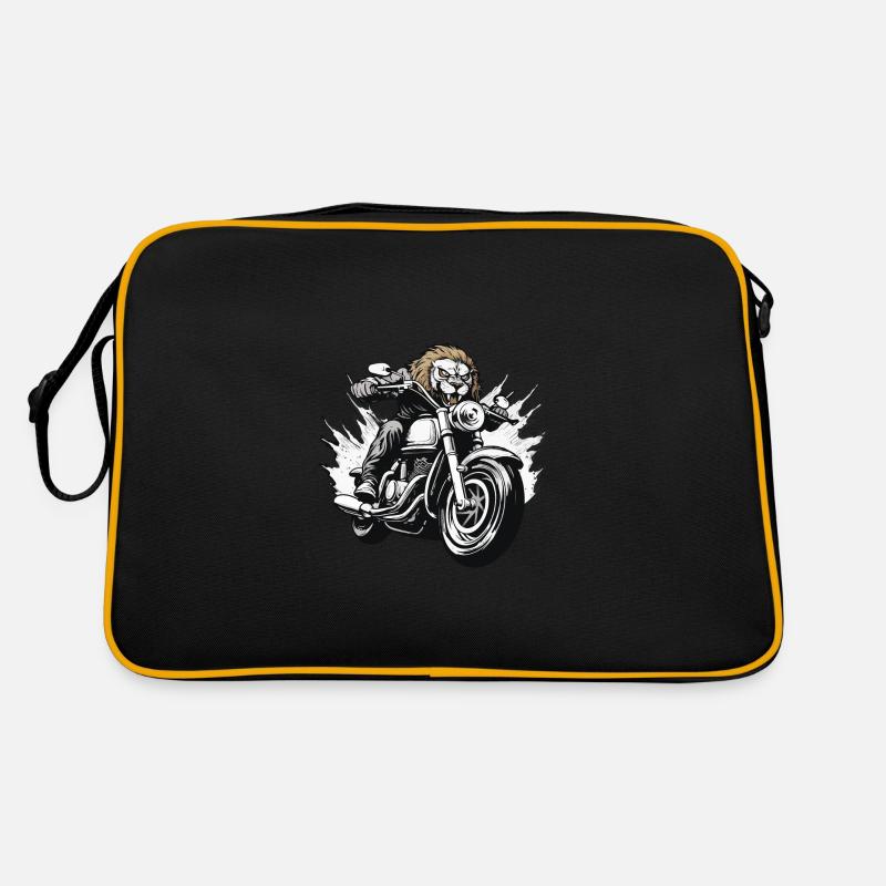 Moto Lion Sac Retro