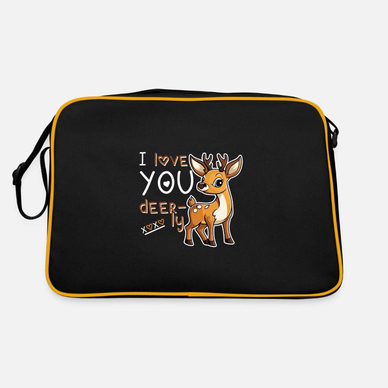 Je t’aime Deerly - Saint Valentin Sac Retro