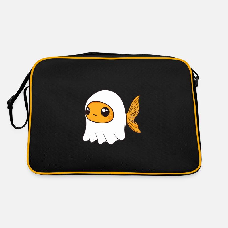 Goldfish Halloween Funny Ghost Retro Bag