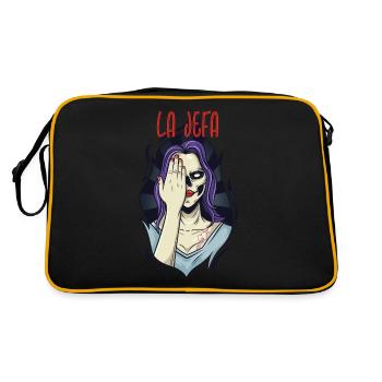 La Jefa - la patronne - Sac Retro - noir/or - Dos