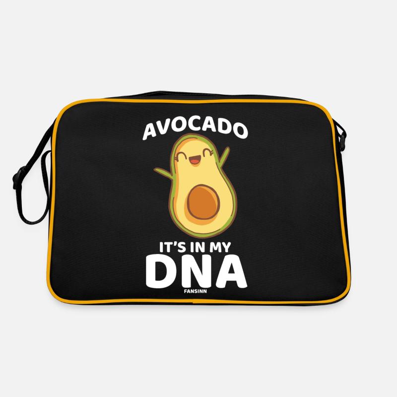 Avocado It's In My DNA Retro Tasche