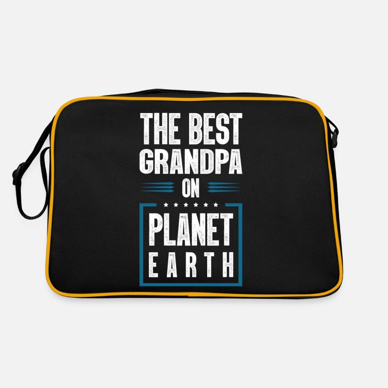 Bester Opa Spruch Retro Tasche