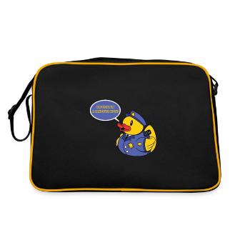 Baignoire Canard Relaxation - Sac Retro - noir/or - Dos