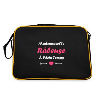 Mademoiselle raleuse - Sac Retro - noir/or - Dos