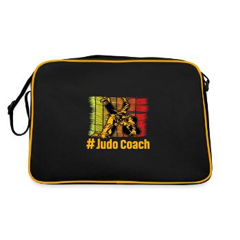 Judo-Trainer - Retro Tasche - Schwarz/Gold - Hinten
