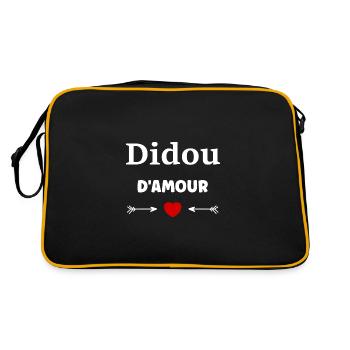 Didou d'amour - Sac Retro - noir/or - Dos