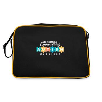Appréciation du thérapeute ABA Autisme Pride Sped BCBA - Sac Retro - noir/or - Dos