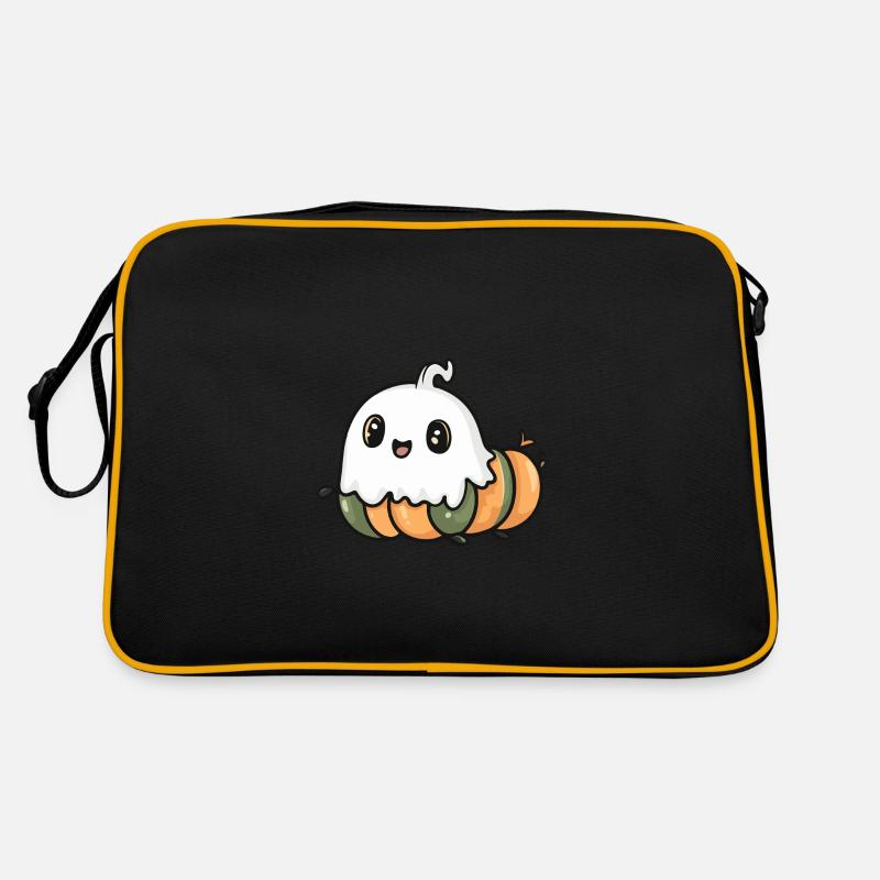 Worm Halloween Funny Ghost Retro Bag