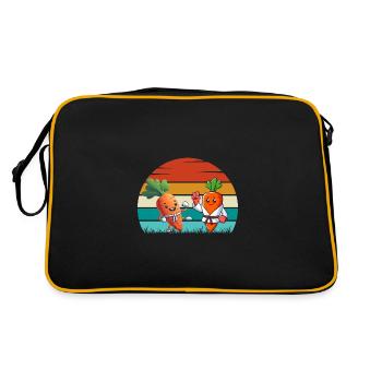 Karaté Carottes - Sac Retro - noir/or - Dos
