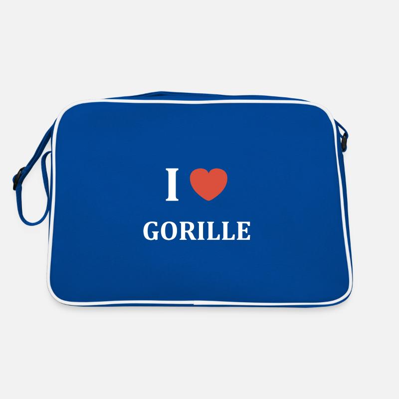 i love Gorille Sac Retro