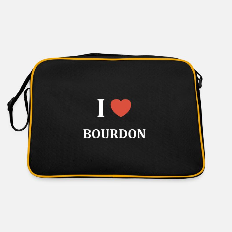 i love bourdon Sac Retro