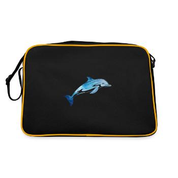 dolphin - Sac Retro - noir/or - Dos