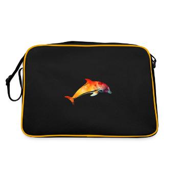 dauphins - Sac Retro - noir/or - Dos