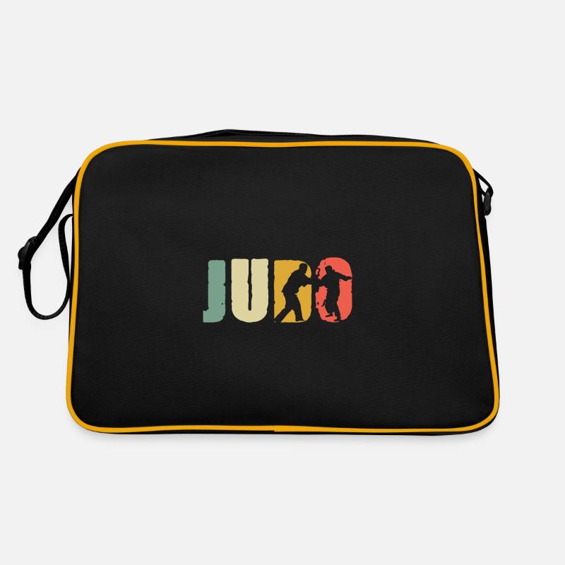 Judo - Retro Tasche - Schwarz/Gold