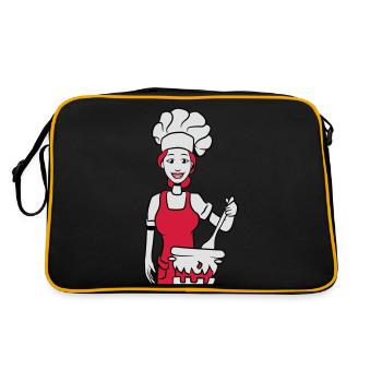 cuisinier cuisinier - Sac Retro - noir/or - Dos