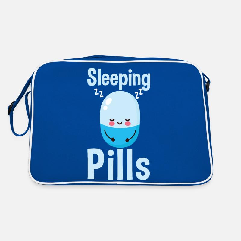 Sleeping Pills Student Retro Bag