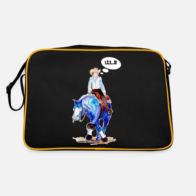 Spin - Retro Bag - black/gold