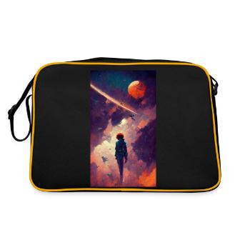 Spike Anime Tribute - Retro Bag - black/gold - Back