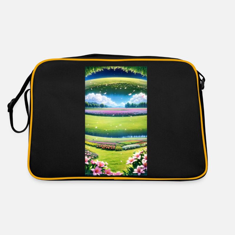 Landscape with 4 Areas, Generative AI Retro Bag