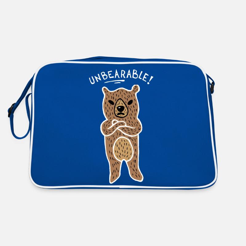 Ours insupportable (Blanc) Sac Retro