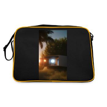 Maison cachée dans les bois - Sac Retro - noir/or - Dos