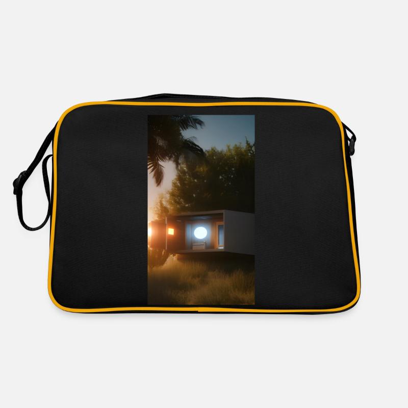 Maison cachée dans les bois Sac Retro