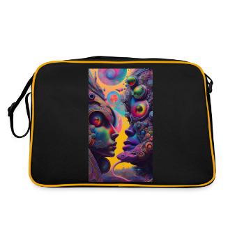 Kaléidoscope Chroma - Sac Retro - noir/or - Dos