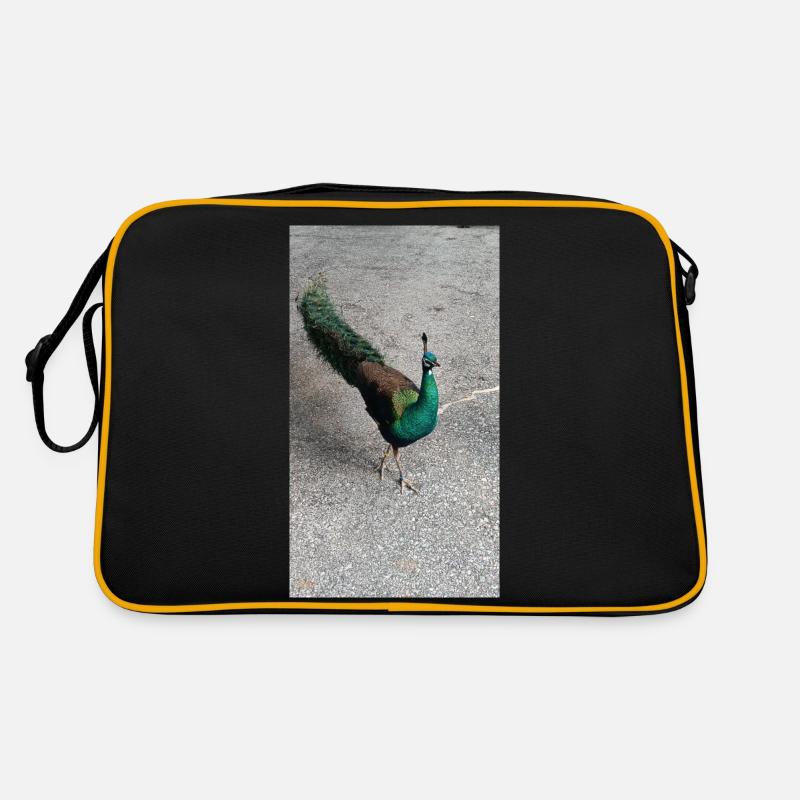 Nicebird - Retro Tasche - Schwarz/Gold