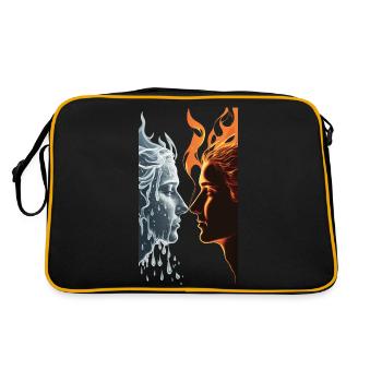 SOULMATE VIBES - Retro Bag - black/gold - Back